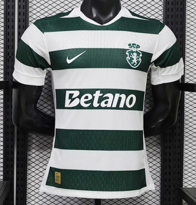 2627 Portugal Lisbon sporting Home Player Version Soccer Jersey